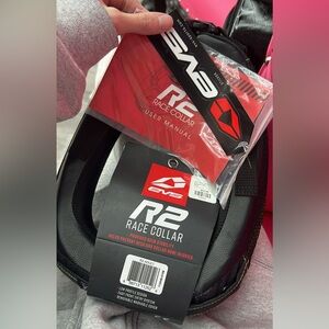 NWT Adult R2 Race Collar Black NEW evs motocross